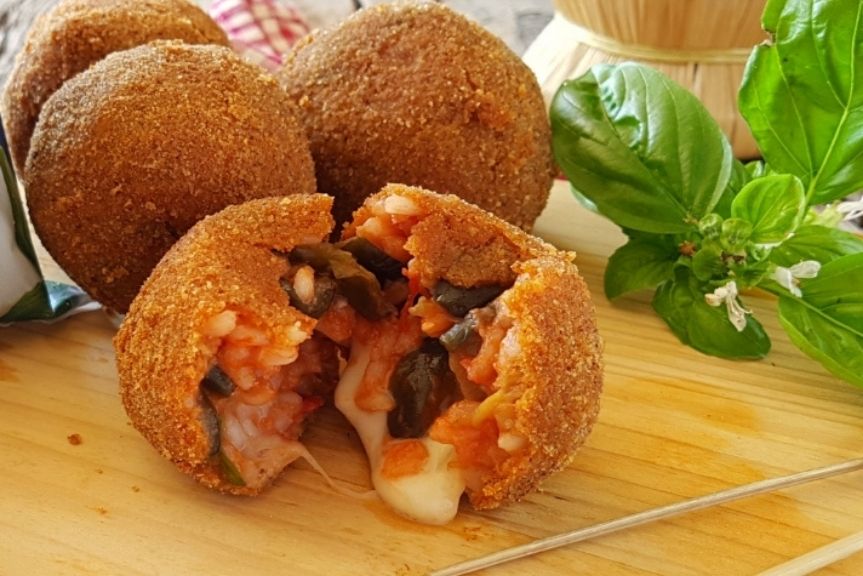 Arancini al melanzane