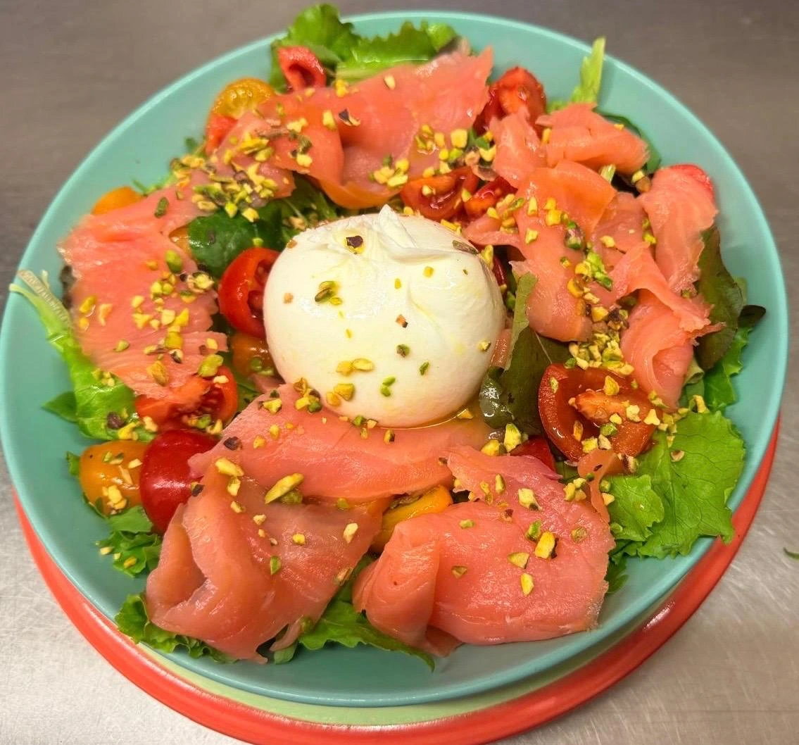 Salmone e Burrata